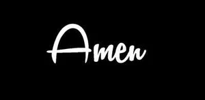 Amen God Christian Religious Religion Jesus Car Truck Window Decal Sticker - Bild 1 von 1