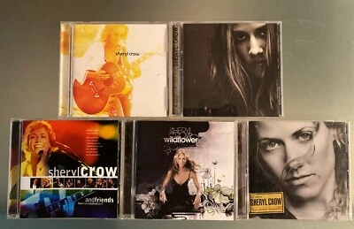 Sheryl Crow 5 💿LOT: Globe Sessions, C’mon, Wildflower, Central Park + VG! - Image 1 of 4