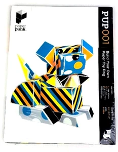Paper Punk Build your own Paper Toy Dog Pup001 ~ New - Picture 1 of 2