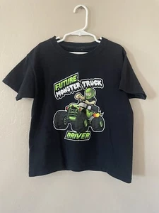 Monster Truck Future Monster Truck Driver-Shirt Youth XS Black All Star Tour - Picture 1 of 2