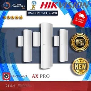 Hikvision DS-PDMC-EG2-WB (AX PRO) Slim Wireless Magnetic Contact - Picture 1 of 3