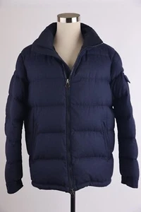 $2,450 Moncler Montgenevre Wool Down Puffer Coat SZ 6 / 2XL Navy - Picture 1 of 16