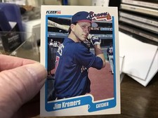 Jimmy Kremers 1990 Fleer Update #U-4 RC Braves