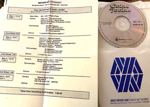 7/17/95 PAUL McCARTNEY'S OOBU JOOBU SHOW #95-30 SOUNDCHECKS/JAM SESSION/COVERS - Picture 1 of 1