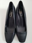 Ladies Marks And Spencer Block Heel Square Toe Shoes Size 6