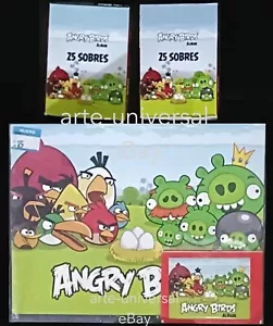 ALBUM + 50 CONFEZIONI 250 adesivi assortiti Angry Birds Sticker Collezione Rovio 2012 - Foto 1 di 10