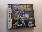 Sonic Colors (Nintendo DS, 2010) Cib