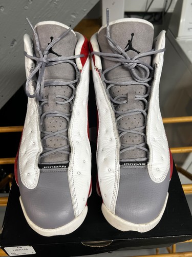 air jordan 13 retro taglia 13 bianco nero vero rosso grigio cemento