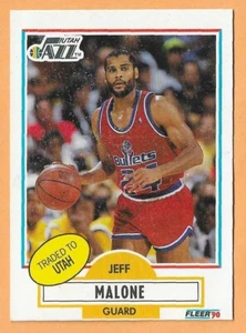 Jeff Malone Utah Jazz #195 Fleer 1990 - Bild 1 von 2