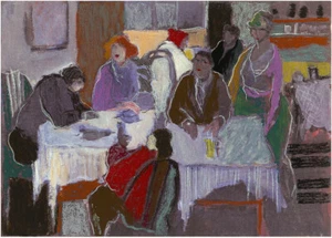 ITZCHAK TARKAY "TAVERN AT DUSK" MEMORIES RETROSPECTIVE SUITE - Picture 1 of 3