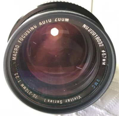 Vivitar Series 1 70-210mm f3.5 Macro Focusing Zoom For Nikon Hood , Estate - Image 1 of 4
