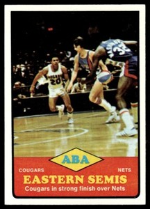 1973-74 Topps ABA Eastern Semis Carolina Cougars/New York Nets #205