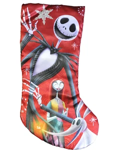 Nightmare Before Christmas Jack Sally Zero Disney Weihnachtsstrumpf rot SR6 - Bild 1 von 8