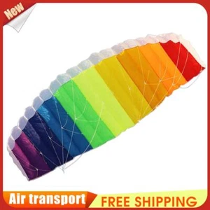 Dual Line Parafoil Kite with Control Bar Line Power Braid Sailing Kites - Picture 1 of 8