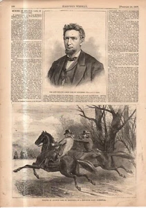 1867 Harpers Weekly-February 16 - Returned rebels kill several in Tennessee. - Picture 1 of 1