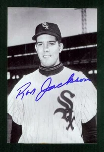 #0214, 4" x 6" Photo Card, Signed-Autographed, Ron Jackson, Chicago White Sox - Picture 1 of 2