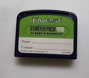 LeapFrog iQuest Starter Pack 4MB Purple Cartridge Leap Frog I Quest - Picture 1 of 2