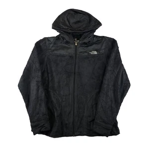 The North Face woman Black Full Zip Furred Fleece Pile Fleecejacke M - Foto 1 di 11