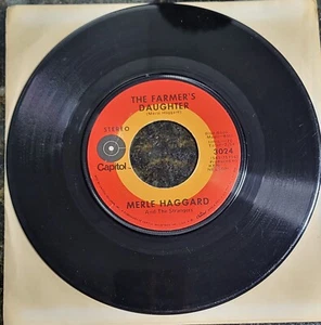 Merle Haggard-Soldier's Last Letter/The Farmers Daughter {45 rpm Capitol Rec.} - Picture 1 of 2