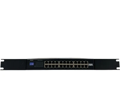 Linksys SR224 24 Port 10/100 Mbps Network Switch with Rack Mounts - Image 1 of 4