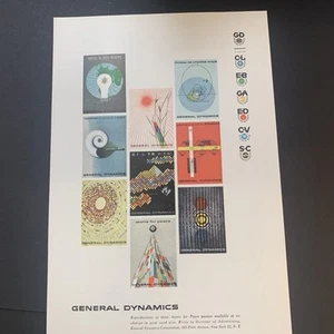 Vintage 1956 General Dynamics Atoms For Peace Ad Advertisement - Photo 1 sur 2