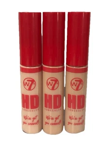 3 Pack w7 Concealer - 1x Fair Cool 1 & 2x Light Neutral 4  - Picture 1 of 3