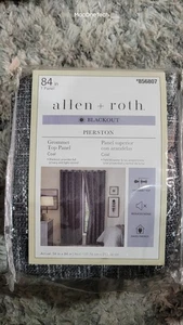 Allen Roth Pierston Blackout Coal 54" x 84" # 0856807 - Picture 1 of 5