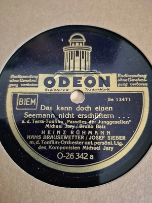 Heinz Rühmann, Das kann doch einen Seemann nicht ersch., 1939, Schellackplatte - Bild 1 von 2