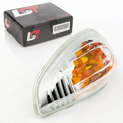 Indicatore Specchietto Laterale Luci Vetro Arancione/Bianco Dx per Opel Movano - Immagine 1 di 4