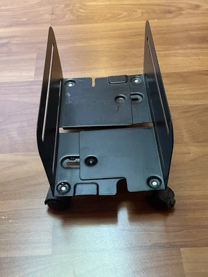 VIVO Black Computer Desktop ATX Case CPU Rolling Stand Adjustable Cart Holder - Image 1 of 4