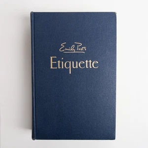 1959 Edition Emily Post Etiquette The Blue Book of Social Usage - Picture 1 of 11