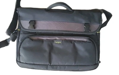 Targus TCG270 City Gear Messenger Bag for 17.3" Notebooks - Black/Gray - Image 1 of 4