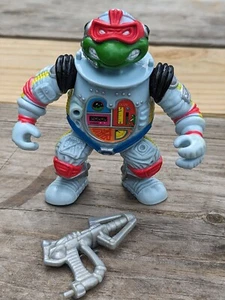Vintage TMNT Raphael Space Cadet Figur mit Ray Gun Waffe 1990er - Bild 1 von 9