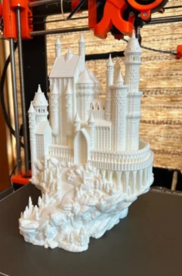 Castillo Medieval | Castillo de Fantasía Impreso en 3D de Alto Detalle | Dos Castillos Europeos Foto 1 de 4