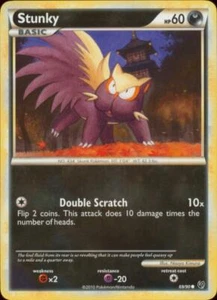 2x (HSDT-069) Stunky (C) Pokemon HGSS Undaunted Card # 69 - Picture 1 of 1