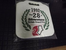 1992 SILVERSTONE BRITISH F1 GRAND PRIX 1992 SEAT CUSHION PAD FORMULA 1 (484)
