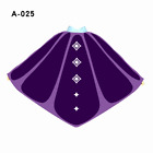Game Sky Cloak Outfit Colorful Short Cape Cosplay Costume Halloween Rainbow Cape