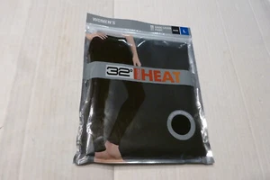 NWT Women's 32 Degrees Heat Women's Base Layer Pant Legging Black L New In Pack - Picture 1 of 2