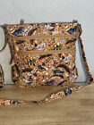 Vera Bradley Triple Zip Hipster in French Hens NWT