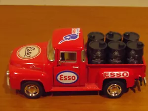 Custom Ford F-100 ESSO 1/43 scale ute with petrol drums diecast - Picture 1 of 2