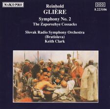 Keith Clark - Gliere Symphony No. 2 / Zaporozhye Cossacks CD Marco Polo Germany