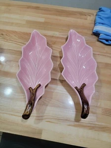 2 Miramar of California Keramik rosa Bonbonieren Astgriff 1957 700 - Bild 1 von 12