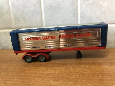 CORGI MAJOR TOYS ARTICULATED N. 1137 SOLO RIMORCHIO RHEEM SAFIM FUSTI METALLICI - Immagine 1 di 4