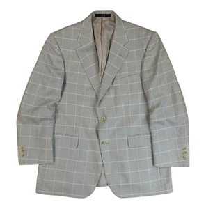 Chaqueta Blazer Daks Signature Lana y Seda Cuadros Informal Hombres 40 - Imagen 1 de 15