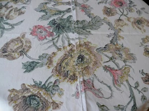 Panneau de tissu de Paul Dumas lisières fleuries grand teint 1,46 x 0,97 m - Imagen 1 de 6