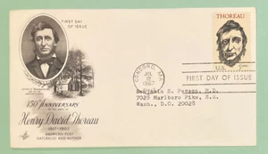 Sc 1327 5c 1967 Henry David Thoreau FDC Art Craft w/Ayerst Labs Enclosure - Picture 1 of 3