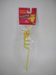 Vintage 1999 Pokemon Pikachu Straw Hugger Drinking Straw Brand New #25 - Picture 1 of 9