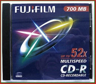 CD - Fujifilm (2) - 2 Stück CD-R Multispeed 700 MB - Up to 52 x - CD-Recordable - Bild 1 von 2