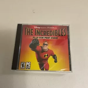 The Incredibles PC-CD ROM Print Studio Disney Pixar Sealed - Picture 1 of 6