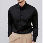 Businessbanquet French Cuff Men's Shirt Slim Long-Sleeved Professional Shirt Top